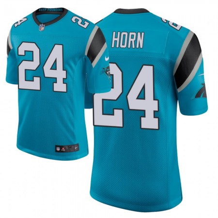 Camiseta Hombre Carolina Panthers Jaycee Horn 24 Nike Azul 2021 NFL Draft